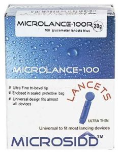 Microlance 100R glucometer lancets