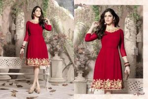 Fiona Kurtis – Designer Embroidered Georgette Kurtis