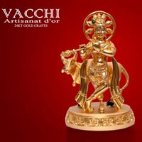 Gold Plated Krishna Idols