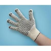 cotton dotted hand gloves