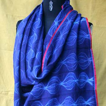 Shibori Woolen Shawl