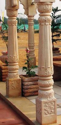 stone pillars