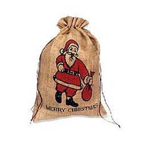 Jute Christmas Bags