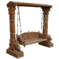 Wooden Carved Swing