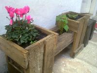 wooden planters