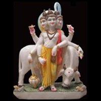 Marble Dattatreya Statue