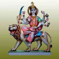 Marble Durga Statue