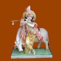 Marble Krishna Statue