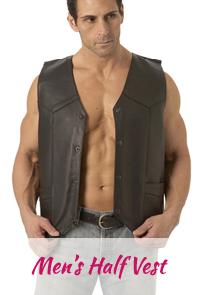 Mens Half Vest