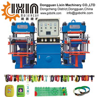 Debossed Silicone Wristband Making Machine