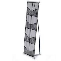 netted brochure stand