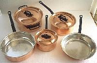 copper cooking utensils