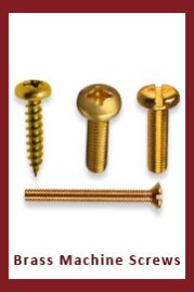 Brass Machine Screws