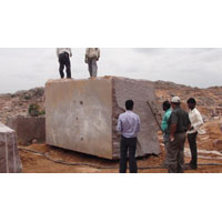 Red Granite Rough Block