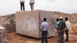 Pink Granite Blocks