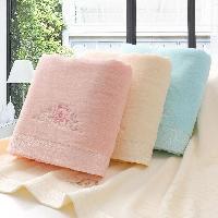 Embroidered Cotton Bath Towels
