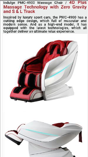 Pmc-4900 new 4D plus massage chair