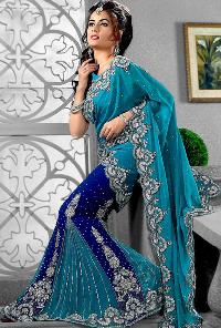 Georgette Lehenga Saree