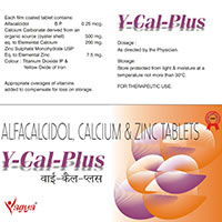Alfacalcidol Tablet, Calcium Carbonate Tablet
