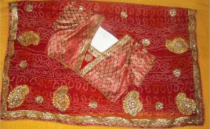 Georgette Bandhej Sarees