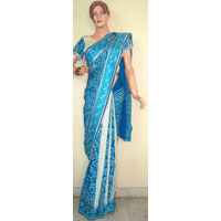 Silk Bandhej Saree