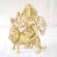Brass Durga Statue (solid)