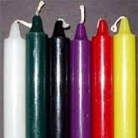 Coloured Household Candles