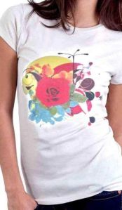 Ladies Round Neck T Shirts