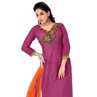 Women Wear Chanderi Dress Material