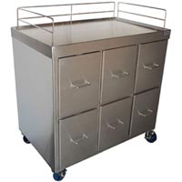 Stainless Steel 3 Door Surgical Instrument Cabinet