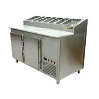 Stainless Steel Pizza Perpetration Refrigerator (2D-PPRT14)