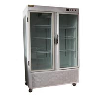 Stainless Steel Double Door Upright Refrigerator (URBCG/2D-DC)