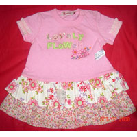 Frill baby frock