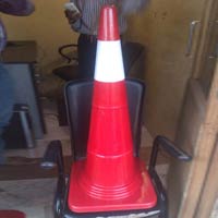 Road Safety Cone with Single Radium Sticker