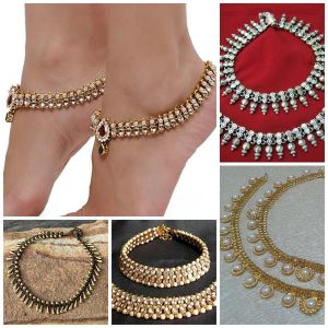 metal anklets