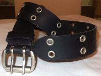 Genuine Leather Grommet Belt