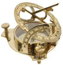 Brass Sundial Compass