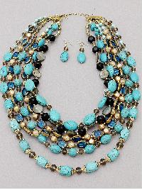 semi precious gemstone necklaces
