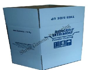 White carton boxes