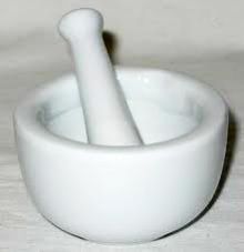 Ceramic Pestle & Mortar