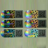 holographic barcode labels