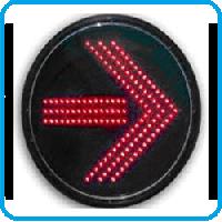 Red Arrow Right Traffic Signals