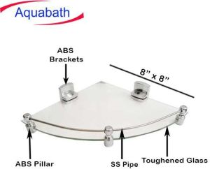 8 x 8 Nano Clear Corner Shelf