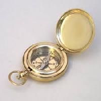 Brass Pocket Compass