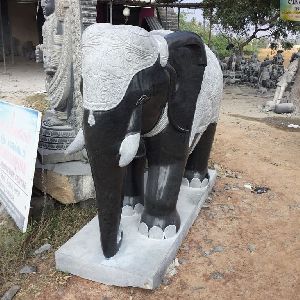 Granite Elephant Statue