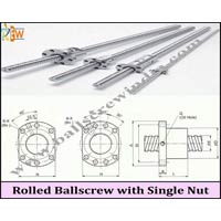 Rolled Ball Screw with Single Nut