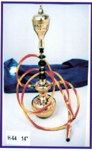 Brass Acrylic Hookah Big Pipe