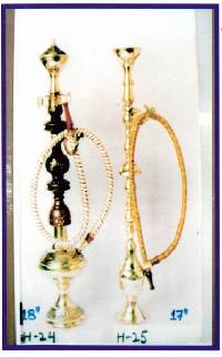 Hookah Full Brass and Wooden Brass