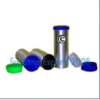 Aluminum Canisters with Plastic Lids