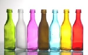 Color Coated Glass Bottles
